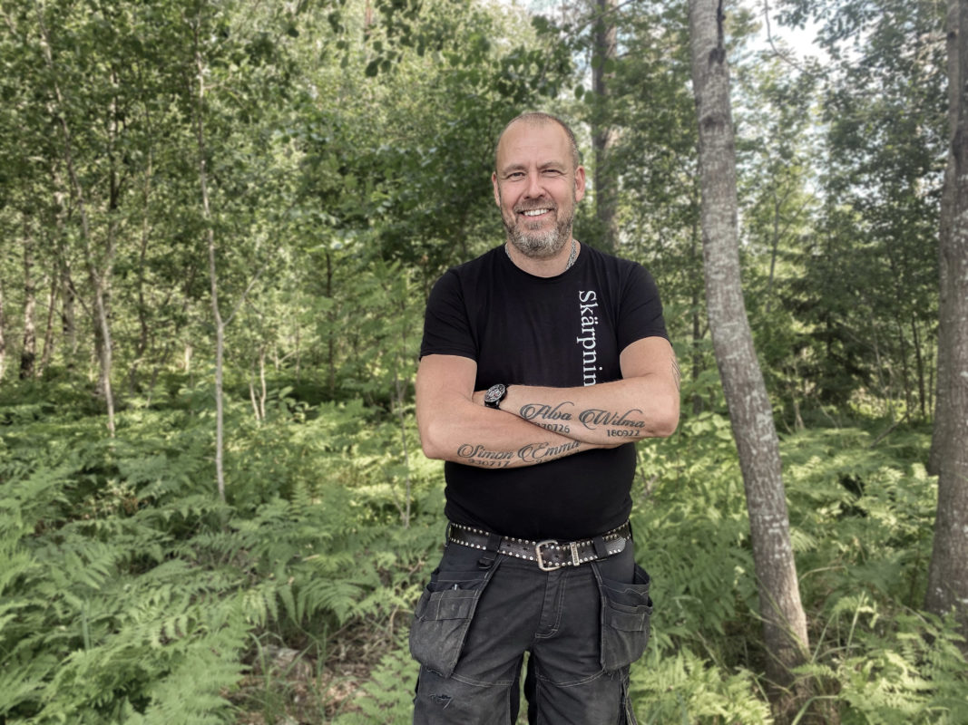 Knivslipare Johnny Hellergård